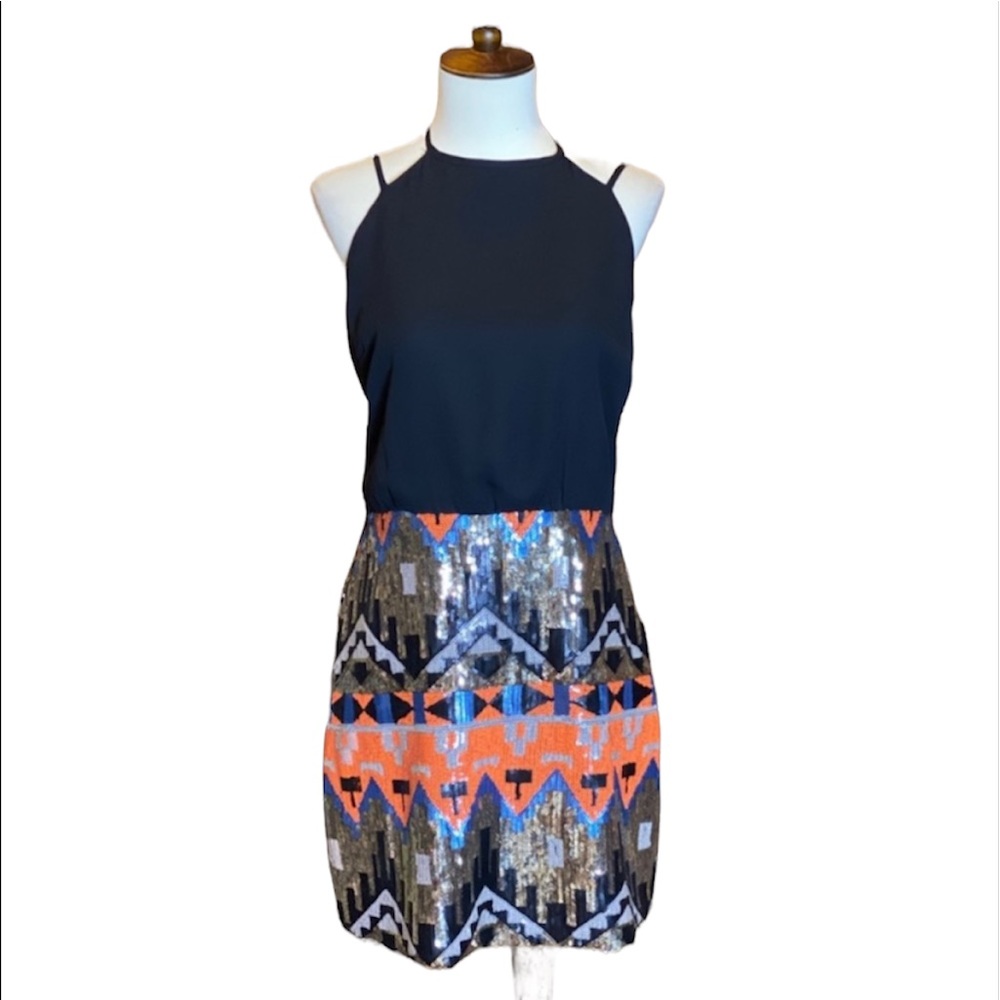Jealous Tomato Sequin Halter Dress size M